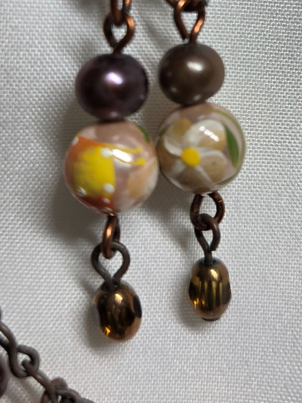 Vintage hand made necklace - Picture 3 of 3
